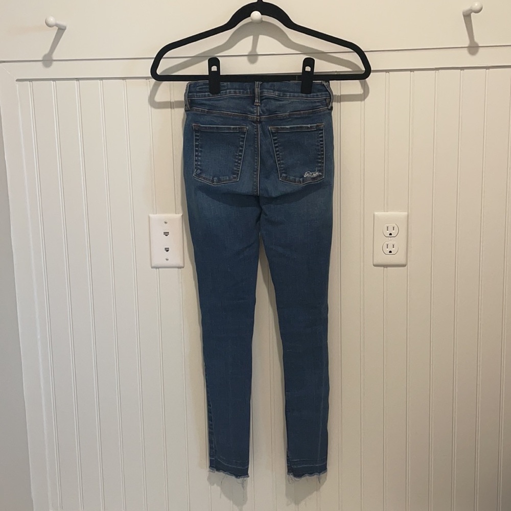 Pacsun bullhead dark ripped jeans size 25 - Picture 6 of 9